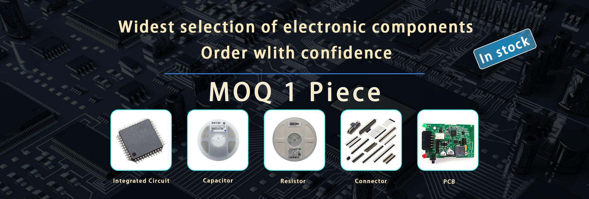 Electronic Components Distribution List and PCB assembly